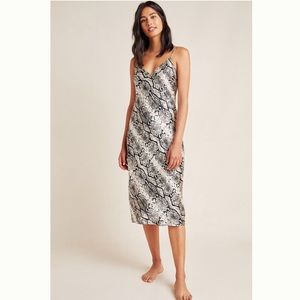 NWT Cami NYC Raven Snake Skin Print Silk Dress